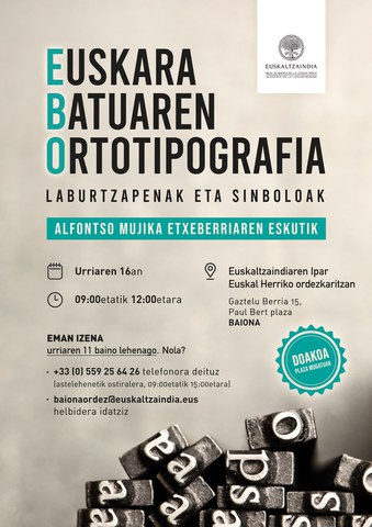 Euskara batuaren ortotipografia