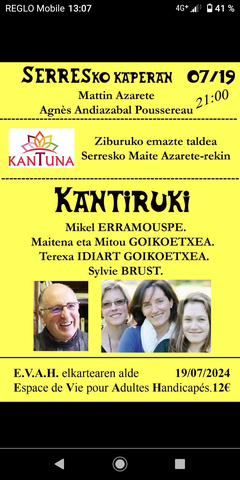 Mattin Azarete & Agnès Andiazabal Poussereau + Kantuna + Kantiruki