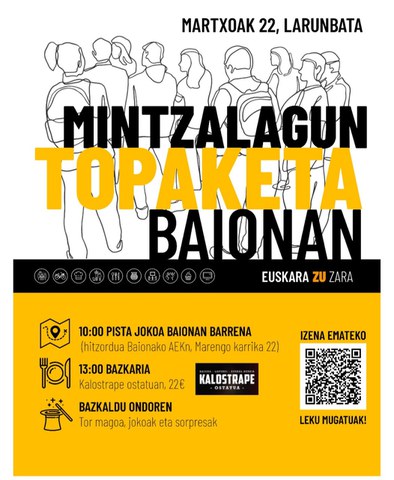 Mintzalagun topaketa