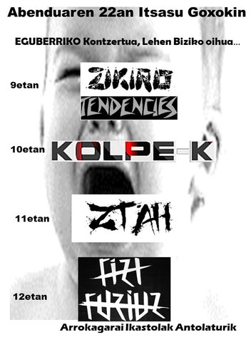 Zikiro Tendencies + Kolpe-K + Ztah + Fizt & Furiuz