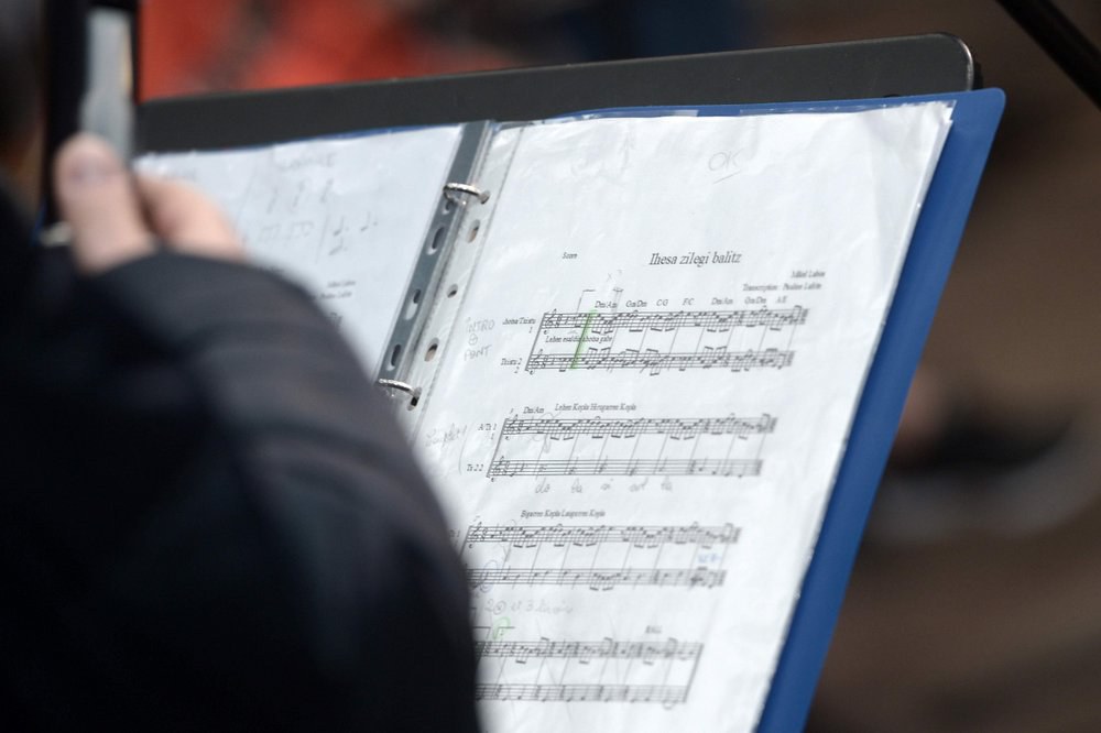 Basque musical scores