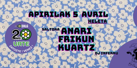 Anari + Frikun + Kuartz + DJ Infernu