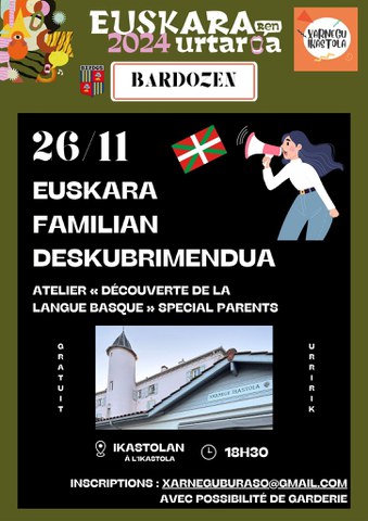 Euskara familian deskubrimendua