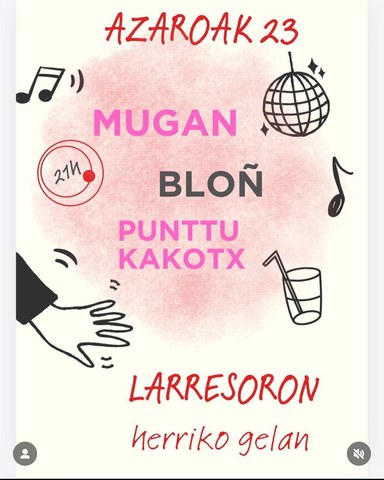 Mugan + Bloñ + Punttu Kakotx