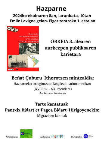 "Orkeia 3" agerkariaren aurkezpena