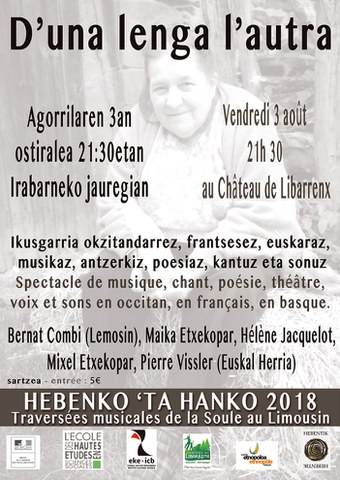 D'una lenga l'autra - Musika zeharkaldiak Zuberotik Limousinera