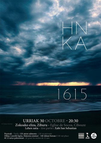 Hinka taldearen "1615" ikusgarriaren aurkezpena Ziburun