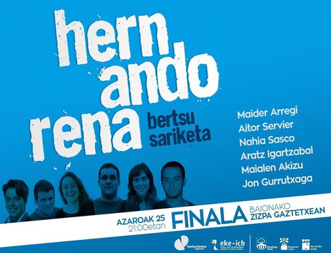 Hernandorena bertsu sariketaren finala Baionan