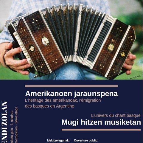 "Amerikanoen jaraunspena" eta "Mugi hitzen musika" erakusketak Hendaian