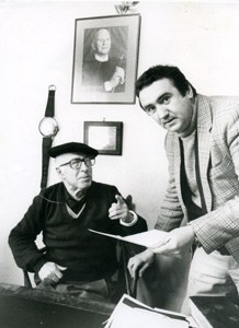 Piarres Larzabal (1915-1988) et Daniel Landart © Daniel Velez