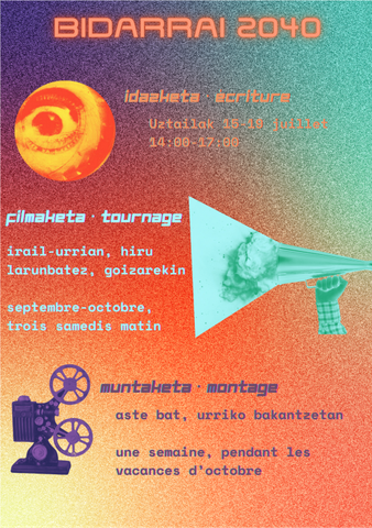 Atelier cinéma "Bidarrai 2040" - Ecriture