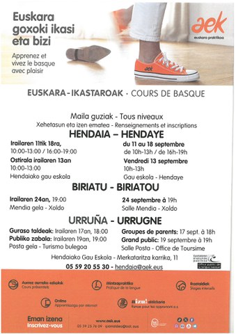 Cours de basque