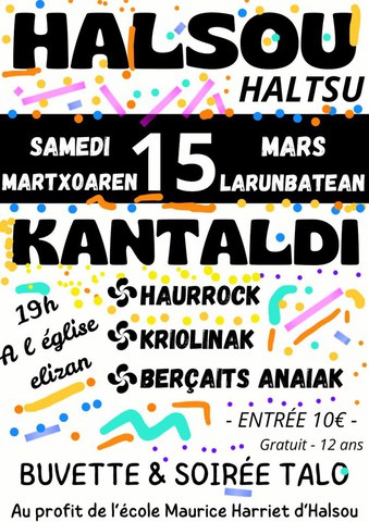 Kantaldi à  Halsou