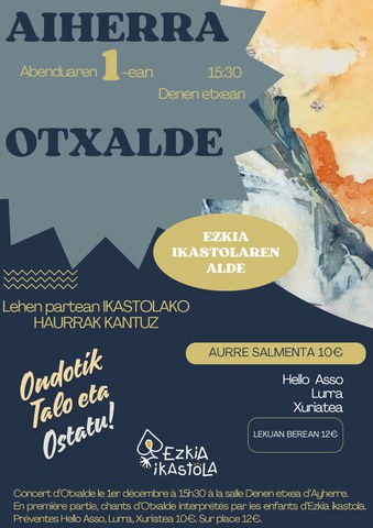 Otxalde + les enfants d'Ezkia ikastola