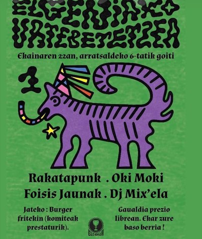 Rakatapunk + Oki Moki + Foisis Jaunak + DJ Mix'ela