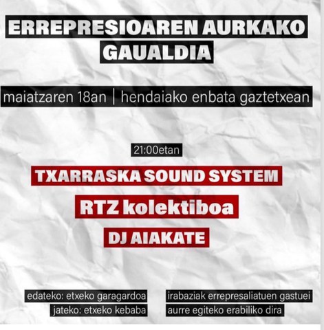 RTZ kolektiboa + Txarraska Sound System + DJ Aiakate