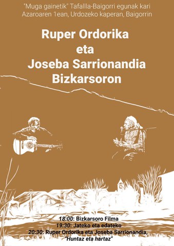 Ruper Ordorika et Joseba Sarrionandia