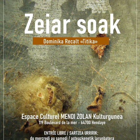 "Zeiar Soak" Dominika Recalt "Titika" - Exposition