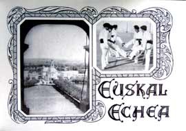 Carte de l'Euskal Echea de Buenos Aires, 1931, coll. part