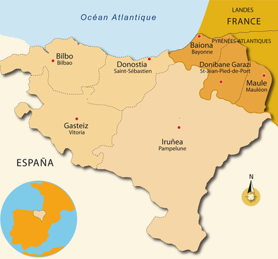 pays basque francais carte Euskal Herria, le Pays Basque — Institut culturel basque