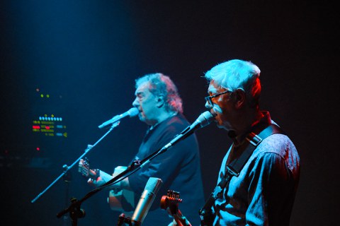 Le groupe Errobi célébré lors du festival "Iparra galdu gabe" de Getxo