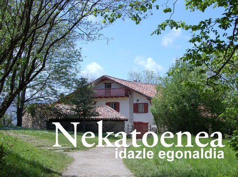 Résidence d'écrivain basque 2015 à Nekatoenea