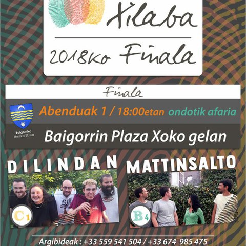 Finale du concours Xilaba à Baigorri