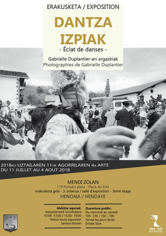 L'exposition "Dantza Izpiak" à Hendaye