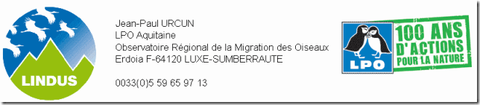 Observatoire Régional de la Migration des Oiseaux en Aquitaine